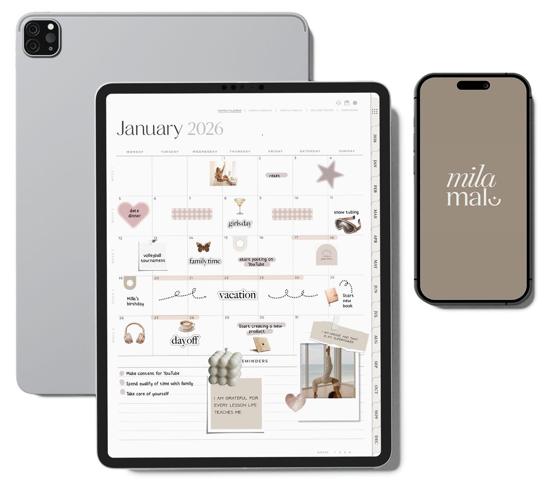 Milamalu Digital Planner