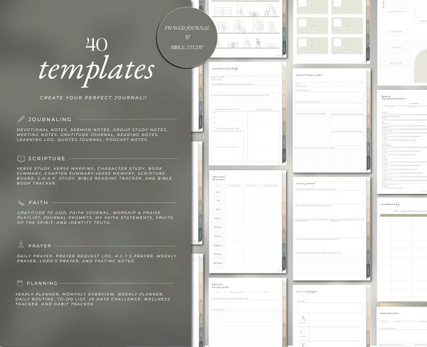 Faith Journal Bundle — Prayer & Devotional Set