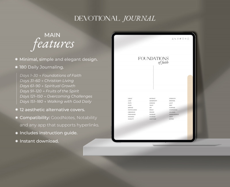 PrayerJournal Devotional Journal Bible Study-7 Faith Journal BUNDLE — Prayer & Devotional Set