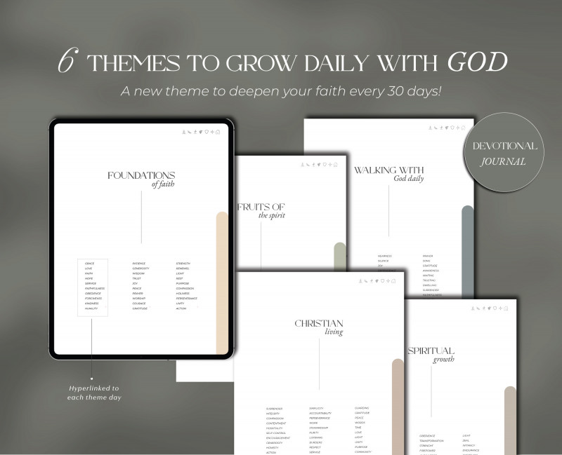 PrayerJournal Devotional Journal Bible Study-9 Faith Journal BUNDLE — Prayer & Devotional Set