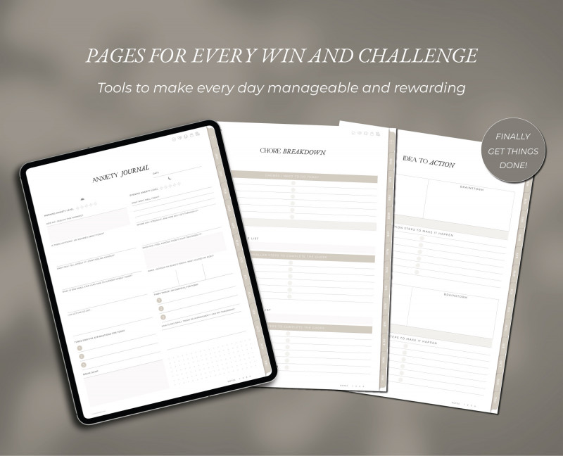 2026 ADHD Digital Planner — Focus & Clarity
