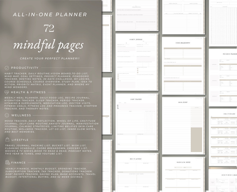 2026 ADHD Digital Planner — Focus & Clarity