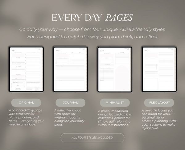 2026 ADHD Digital Planner