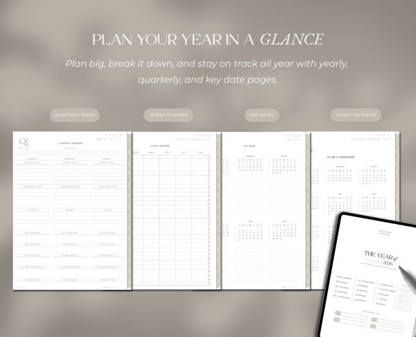 2026 ADHD Digital Planner