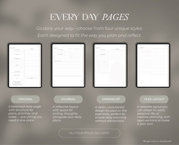 2026 Simple Minimalist Digital Planner