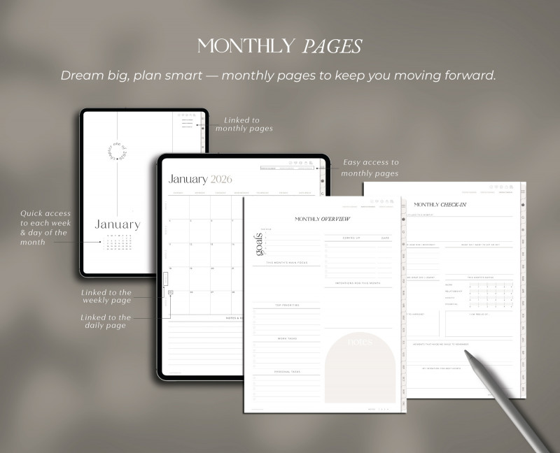 2026 Ultimate Digital Planner — All-in-One GoodNotes