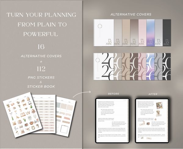 2026 Simple Minimalist Digital Planner