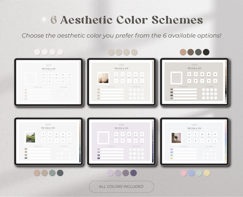 2026 Landscape Digital Planner GoodNotes — Milamalu