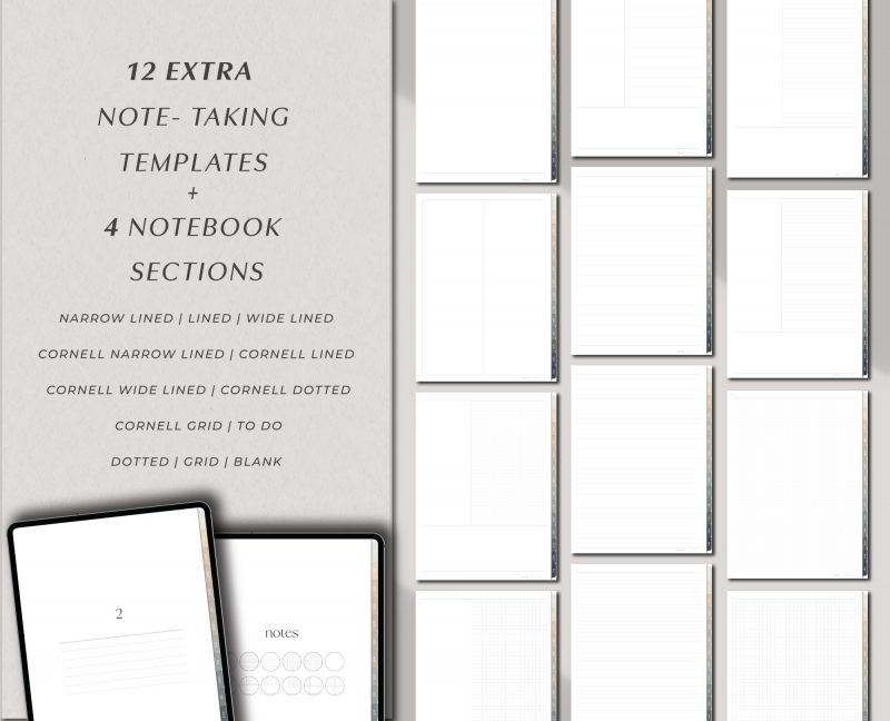 2026 All-in-One Digital Planner — Green