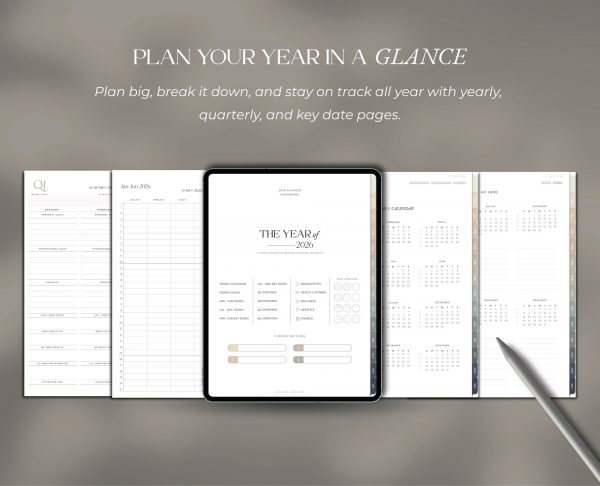 2026 All in One Digital Planner Green