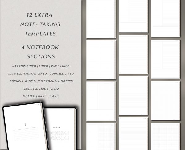 2026 Simple Minimalist Digital Planner