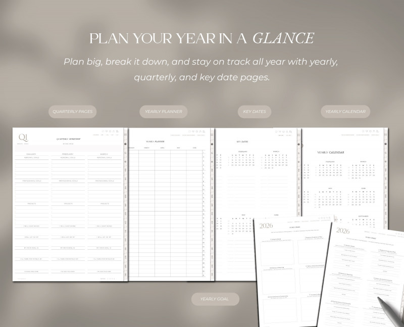 2026 Ultimate Digital Planner — All-in-One GoodNotes