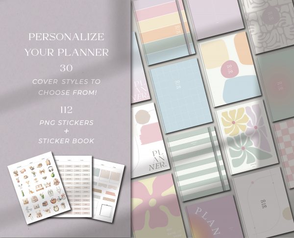 2026 All in One Digital Planner Pastel