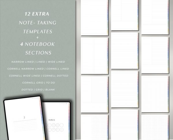 2026 All in One Digital Planner Pastel