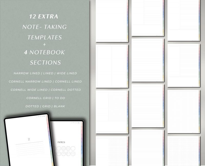 2026 Digital Planner All in One-6 2026 All-in-One Digital Planner — Pastel