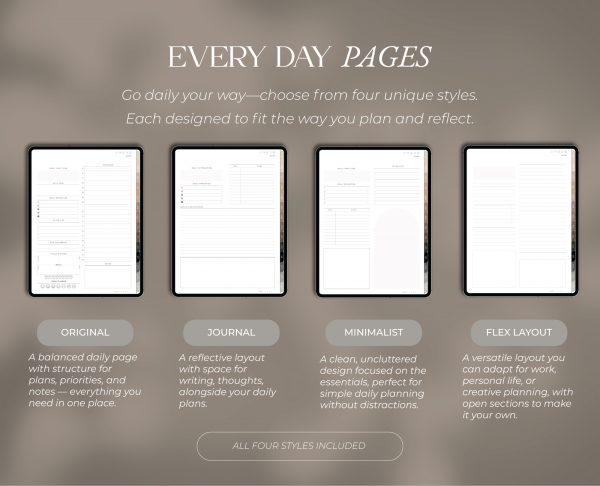 2026 Digital Planner All in One-7 2026 All in One Digital Planner Black and Beige