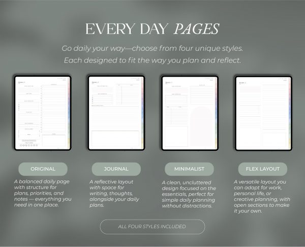 2026 All in One Digital Planner Pastel