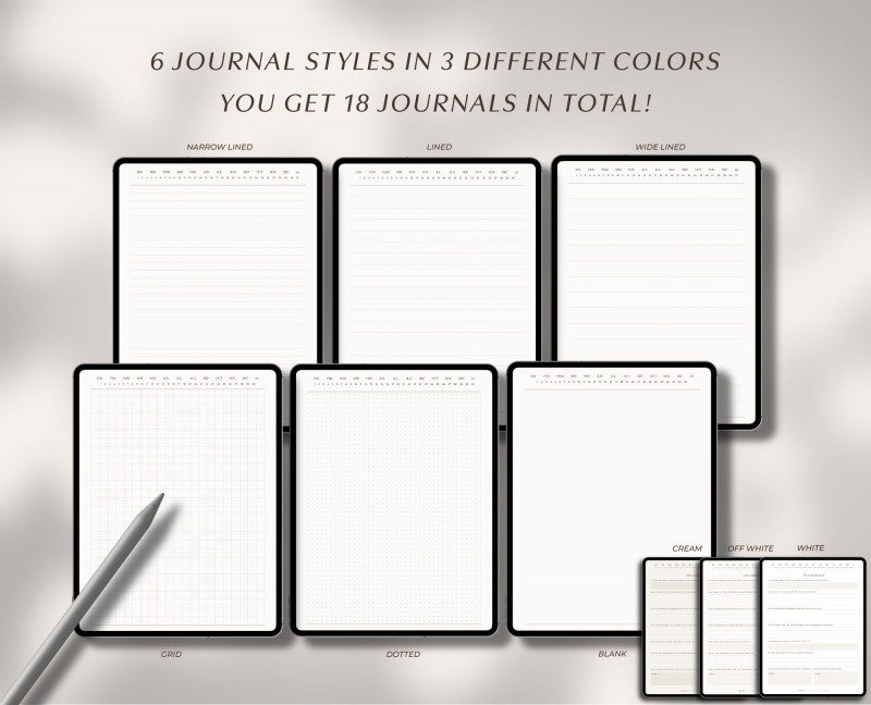 Digital Daily Journal — Minimalist