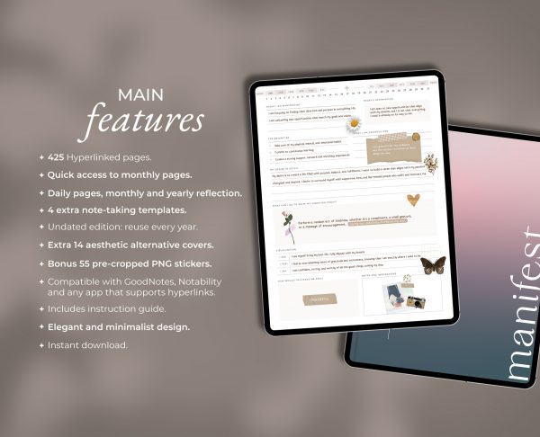 Digital Manifestation Journal for iPad — Milamalu
