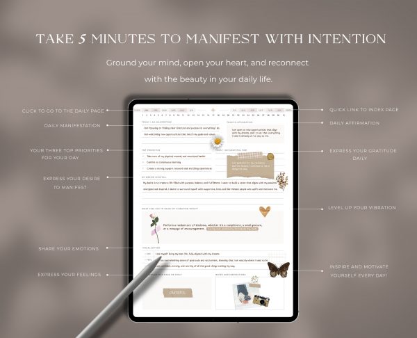 Digital Manifestation Journal for iPad — Milamalu