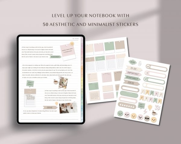 Digital Notebook "Note" Cover