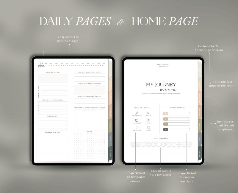 Digital Prayer Journal — Faith Planner