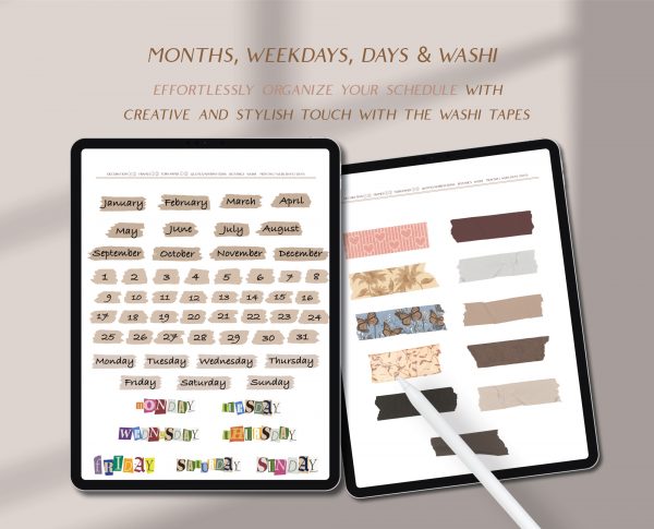 Digital Vintage Stickers — 270+ GoodNotes Pack