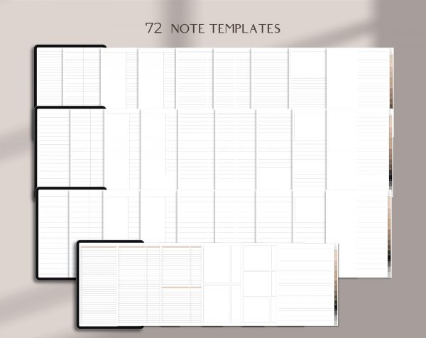 Minimalista Digital Notebook — 4 Colour Set