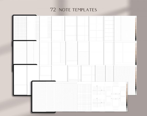 Minimalista Digital Notebook — 4 Colour Set