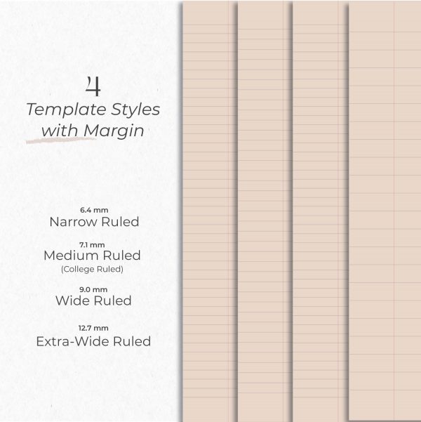 Digital Note Paper — Neutral Collection (160 Sheets)