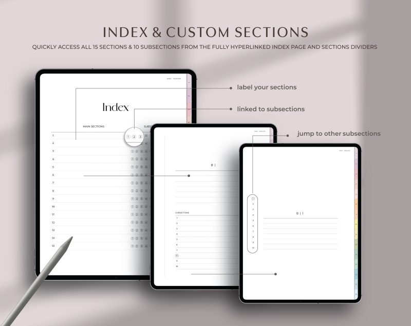 Digital Notebook Pastel Collection GoodNotes — Milamalu