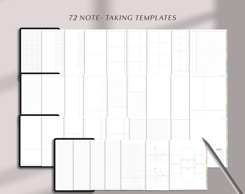 Digital Notebook — Pastel Collection