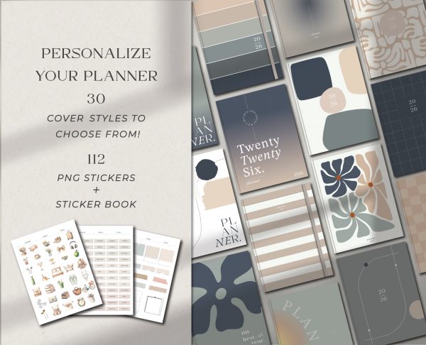 2026 All in One Digital Planner Green