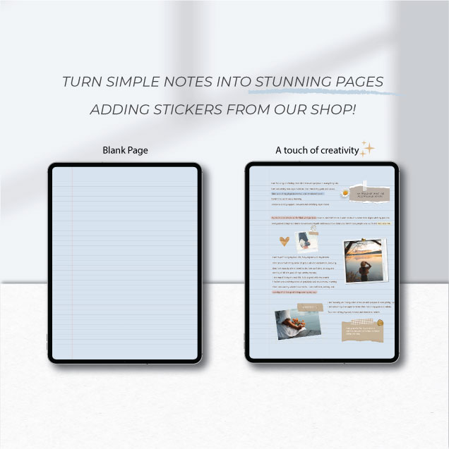 Digital Note Paper — Pastel Collection (160 Sheets)