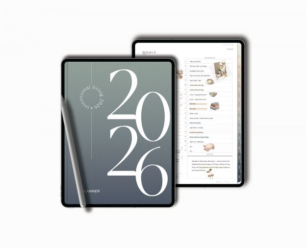 2026 All in One Digital Planner Green