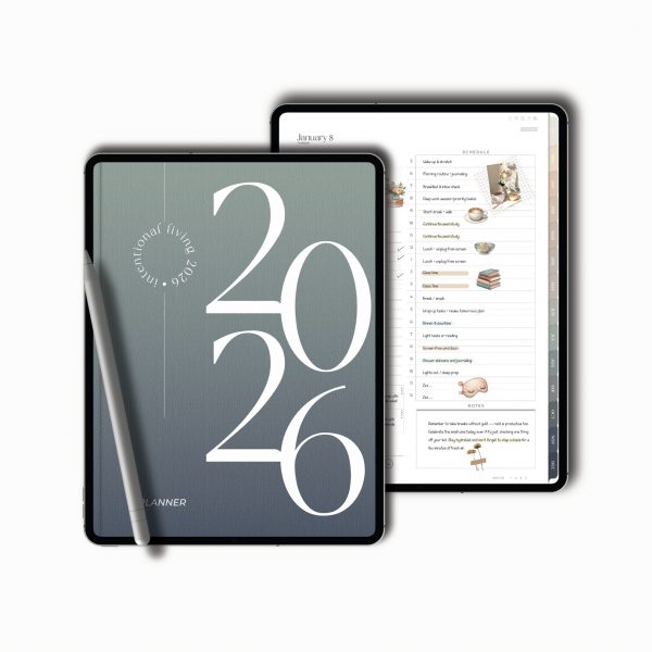 2026 All-in-One Digital Planner Green GoodNotes — Milamalu