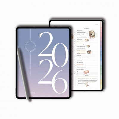 2026 All in One Digital Planner Pastel