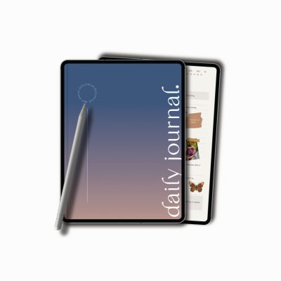 Digital Daily Journal Minimalist GoodNotes — Milamalu