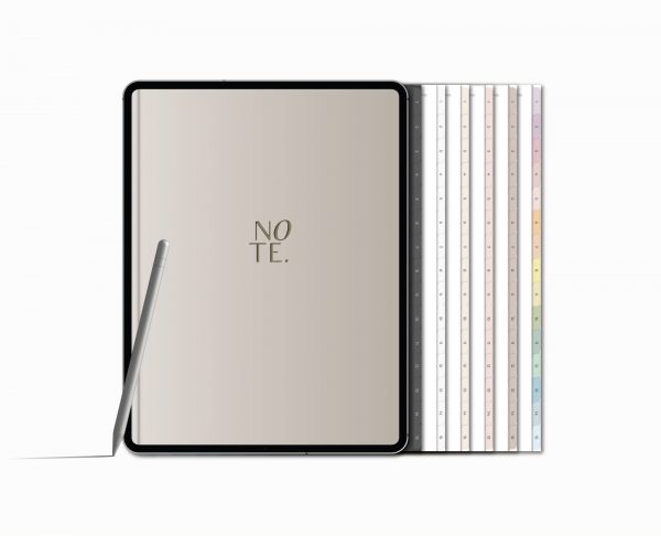 Digital Notebook "Note" Cover