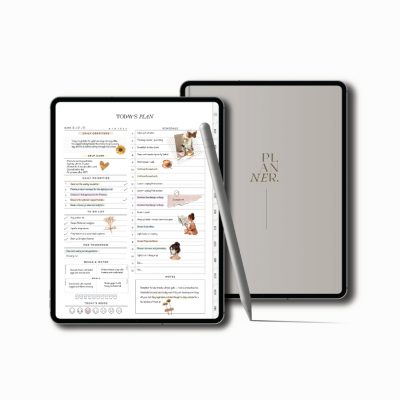 Thumbnail-Undated-Planner Digital Undated Planner