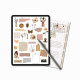 Digital Journal Stickers Minimalist GoodNotes Pack — Milamalu