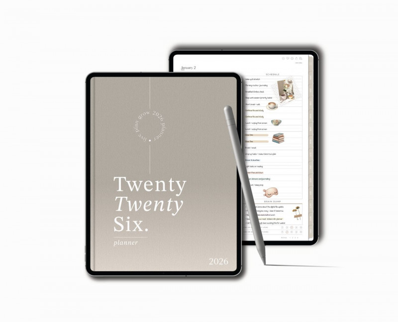 2026 ADHD Digital Planner Focus and Clarity — Milamalu